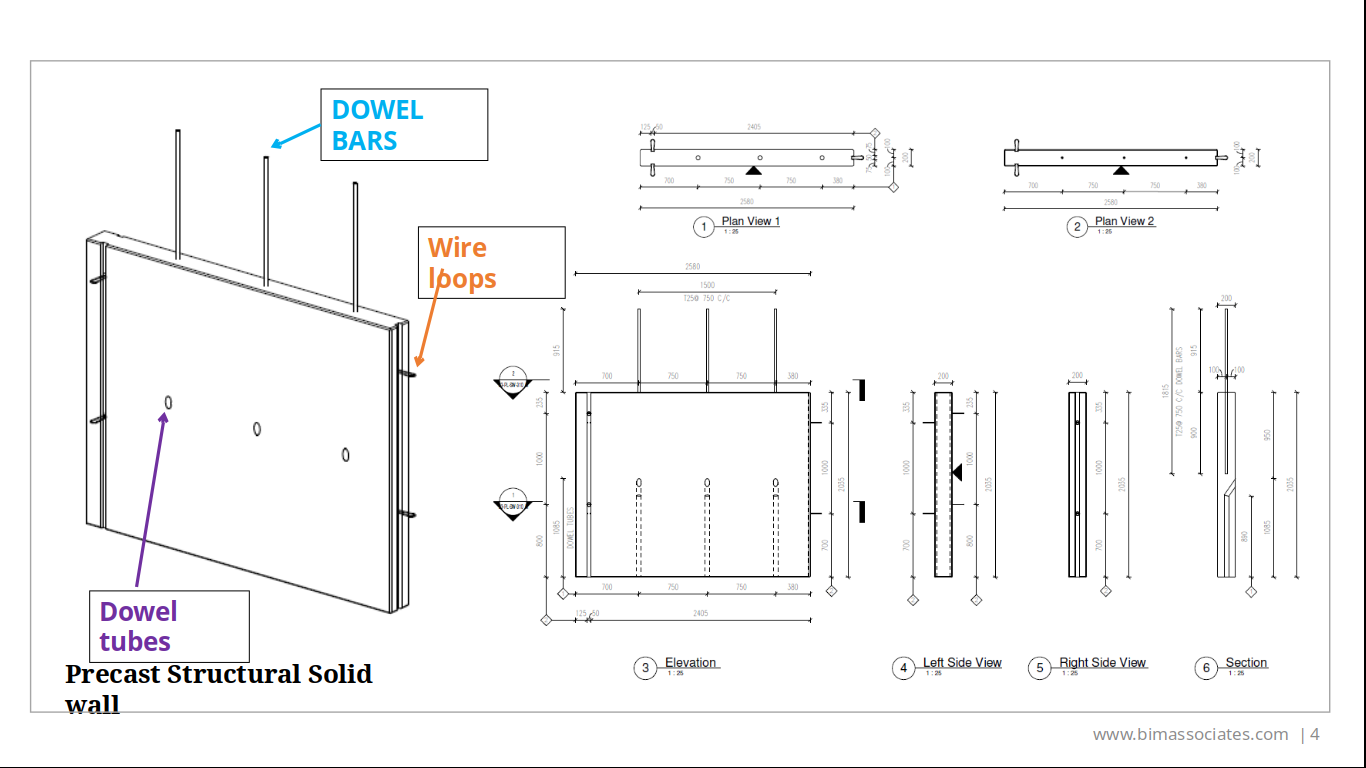 Precast Structural Solid wall